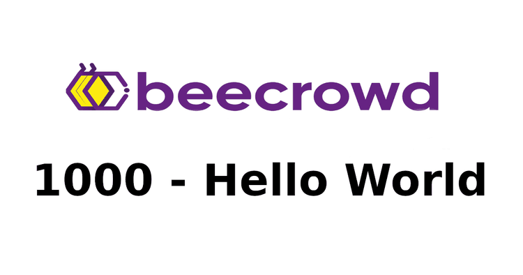 Beecrowd - Javascript Hello World